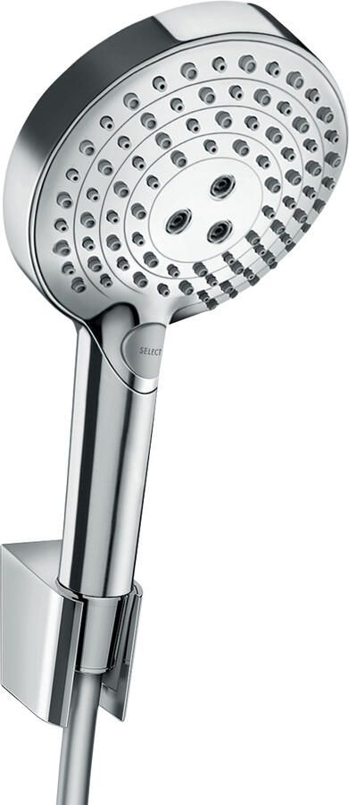 HANS GROHE Hansgrohe Raindance Select S PowderRain Handdouche badset 120mm douchekop 3jet 1600mm doucheslang met douchehouder chroom