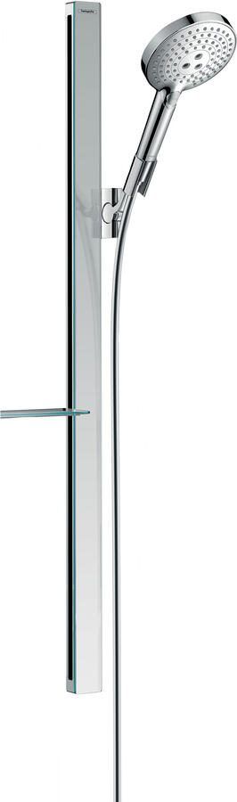 Hansgrohe Raindance Select S doucheset 120 3jet EcoSmart 9 l min met Unica' E glijstang 90 cm chroom - Foto 2