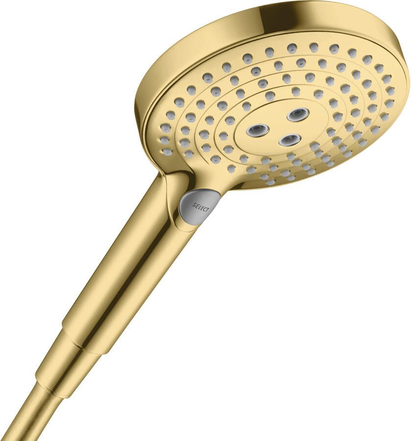 Hansgrohe Raindance select s handdouche 120 3jet EcoSmart 9L min pol gold optic 26531990