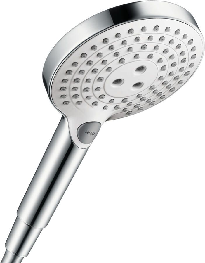 Hansgrohe Raindance Select S handdouche 120 3jet EcoSmart 9 l min wit chroom