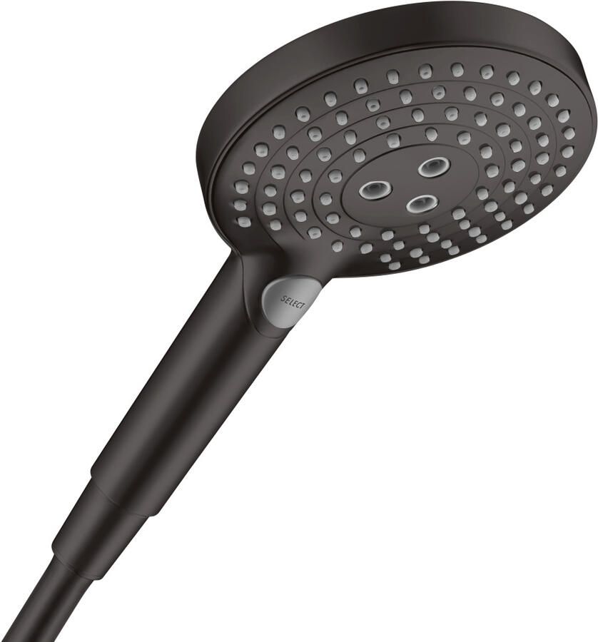 HANS GROHE Hansgrohe Raindance Select S Handdouche 120mm douchekop 3jet EcoSmart 9 l min mat zwart