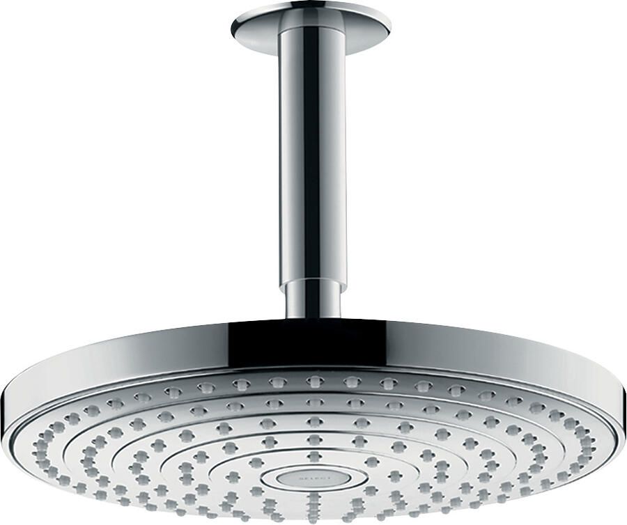 Hansgrohe Raindance Select S hoofddouche 240 2jet EcoSmart 9 l min met plafondaansluiting chroom