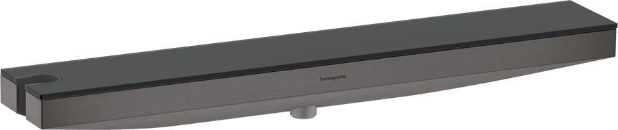 Hansgrohe Rainfinity muuraansluiting Porter 500 met douchehouder en planchet L Brushed Black Chrome