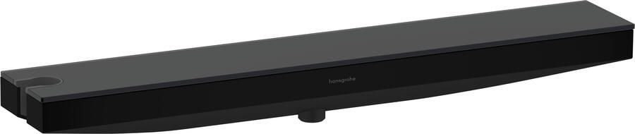 Hansgrohe Rainfinity muuraansluiting Porter 500 met douchehouder en planchet L mat zwart