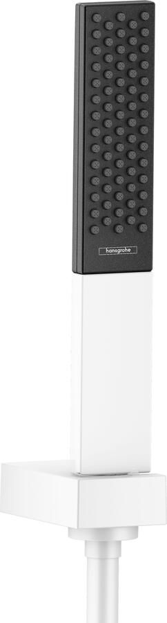 Hansgrohe Rainfinity badset m. PowderRain 100 1jet staafhanddouche met wandhouder met doucheslang 160cm mat wit 26856700