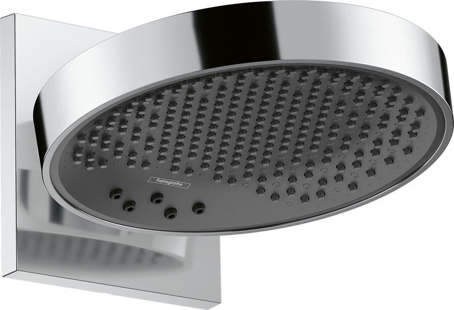 Hansgrohe Rainfinity PowderRain hoofddouche 250 3jet met douchearm 10-30° verticaal kantelbaar Ø25cm EcoSmart chroom 26233000