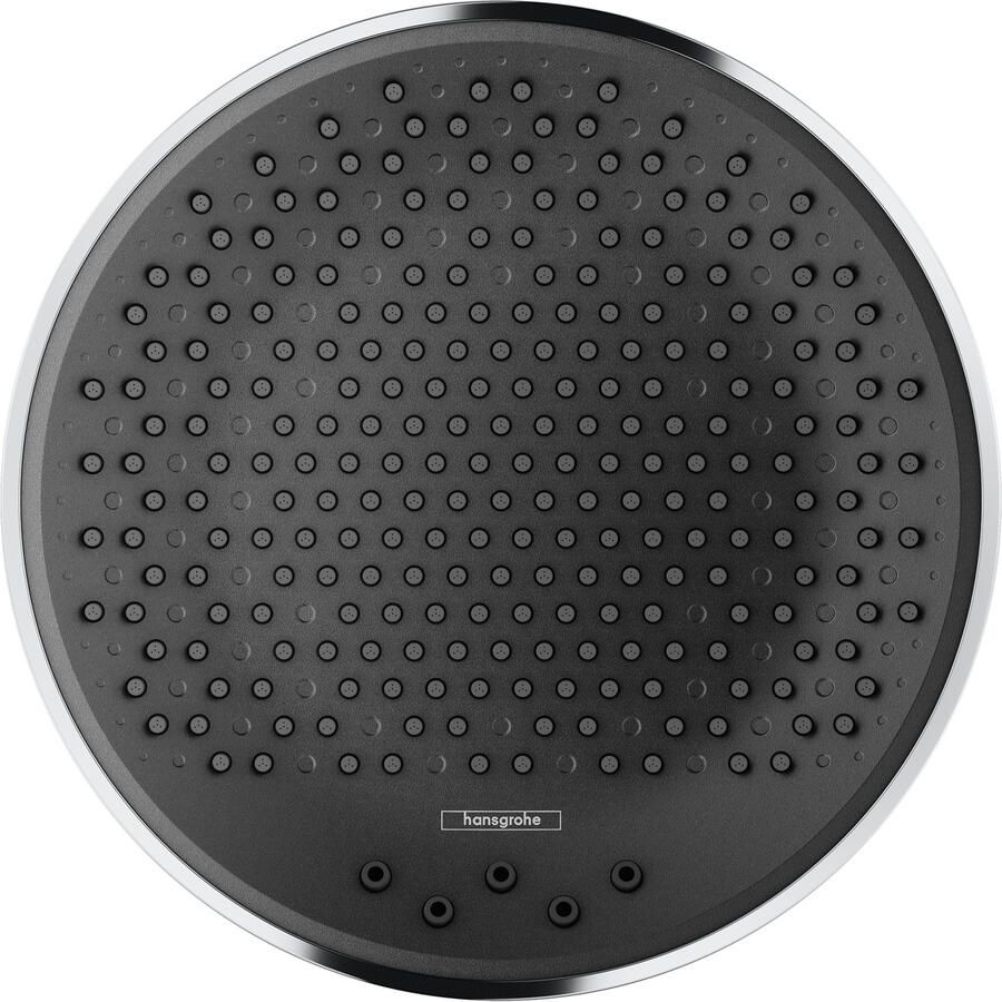 Hansgrohe Rainfinity PowderRain hoofddouche 250 3jet met douchearm 10-30° verticaal kantelbaar Ø25cm chroom 26232000