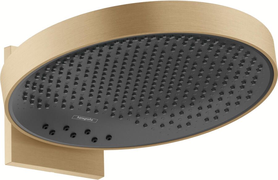 Hansgrohe Rainfinity PowderRain hoofddouche 360 3 straalsoorten met douchearm verticaal kantelbaar geborsteld brons