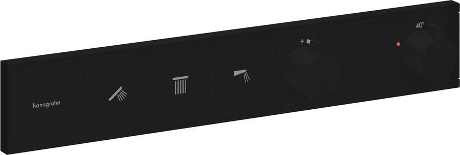 Hansgrohe Rainselect thermostaat inbouw v. 3 functies matzwart 15381670