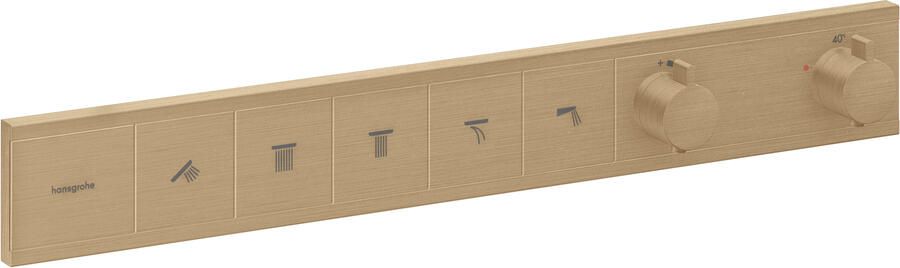 Hansgrohe RainSelect thermostaat inbouw voor 5 functies Brushed Bronze