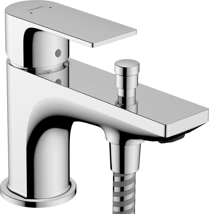 Hansgrohe Rebris E ééngreeps bad- en douchemengkraan Monotrou met 2 doorstroomhoeveelheden chroom