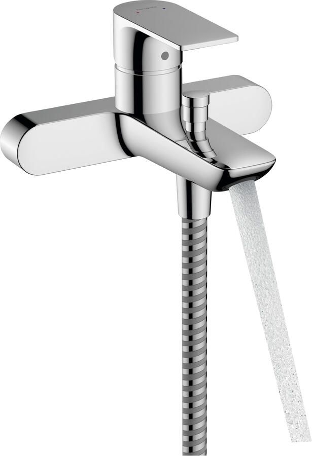 Hansgrohe Rebris E ééngreeps badmengkraan opbouw met hartafstand 15.3 cm chroom