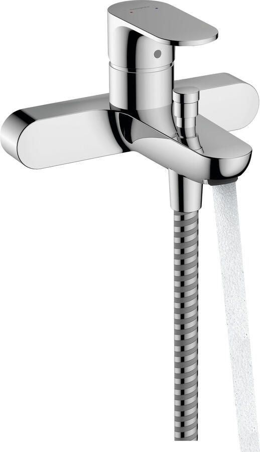 Hansgrohe Rebris S ééngreeps badmengkraan opbouw met hartafstand 15.3 cm chroom