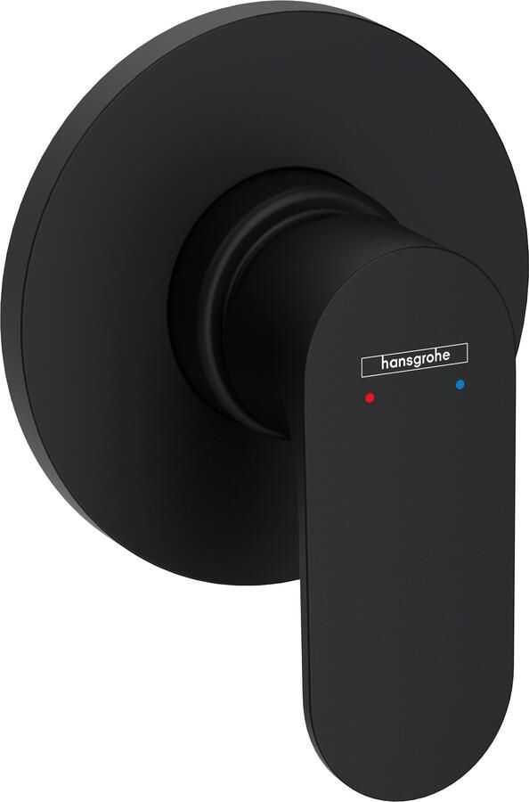 Hansgrohe Rebris s eengreeps inbouw douchemengkraan mat zwart 72649670