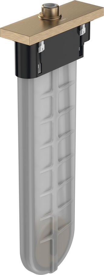 Hansgrohe sBox afbouwdeel rechthoekig incl. slangbox doucheslang en rozet m. 1 functie t.b.v. bad- of tegelrand brushed bronze 28010140