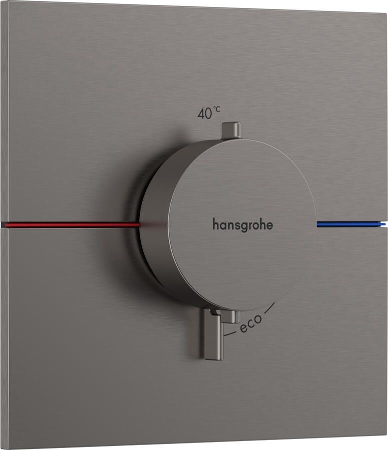 Hansgrohe ShowerSelect Comfort E thermostaat inbouw Brushed Black Chrome