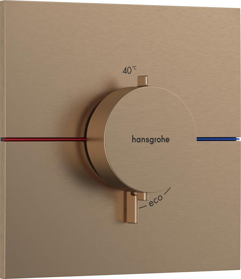 Hansgrohe ShowerSelect Comfort E thermostaat inbouw Brushed Bronze