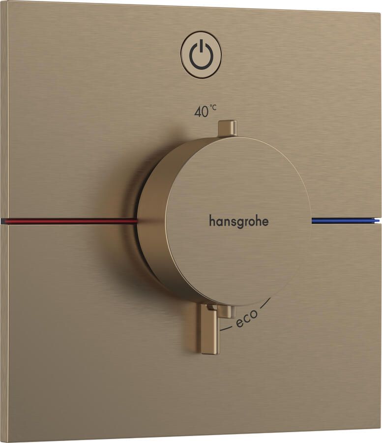 Hansgrohe Showerselect Comfort E thermostaat inbouw voor 1 functie brushed bronze 15571140