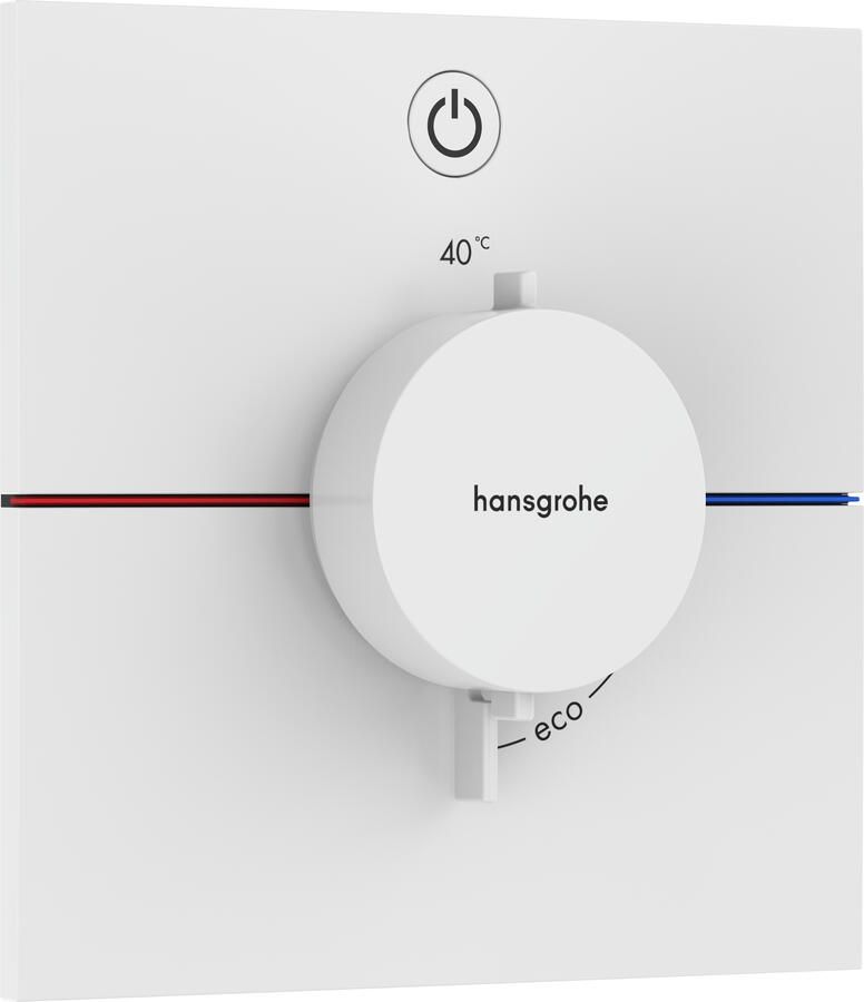 Hansgrohe ShowerSelect Comfort E thermostaat inbouw voor 1 functie mat wit