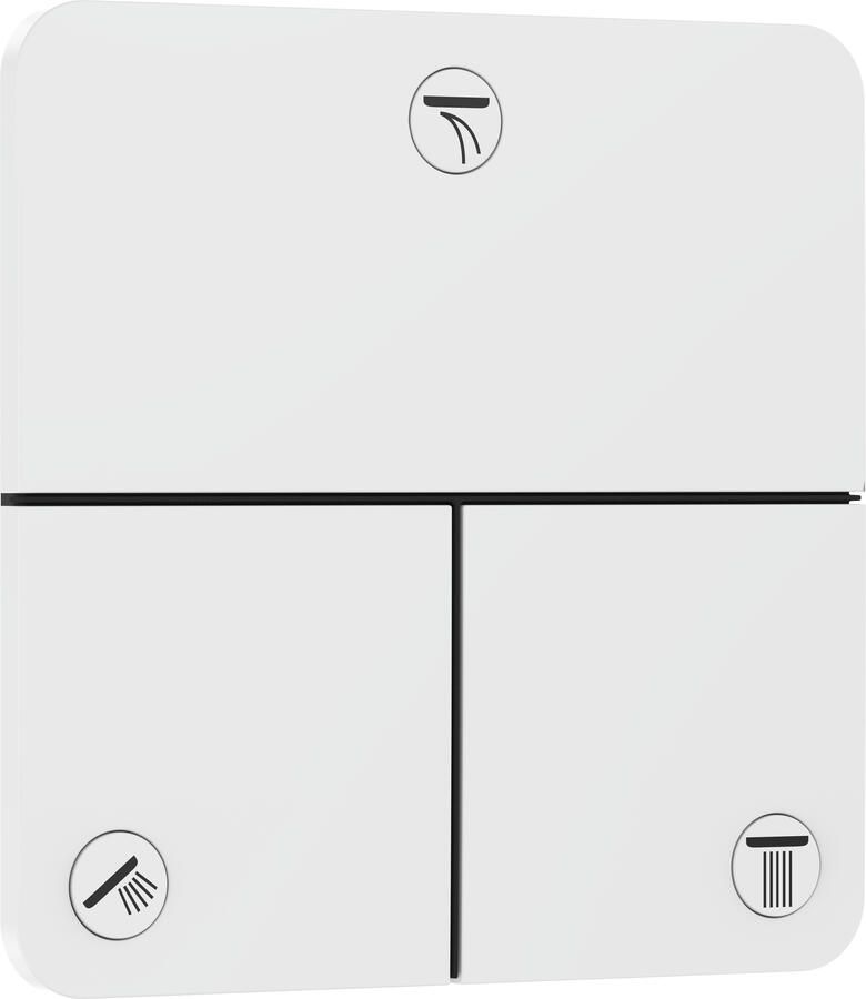 Hansgrohe ShowerSelect Comfort Q stopkraan inbouw voor 3 functies mat wit
