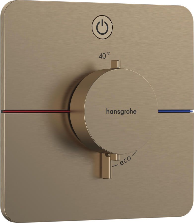 Hansgrohe ShowerSelect Comfort Q thermostaat inbouw voor 1 functie Brushed Bronze