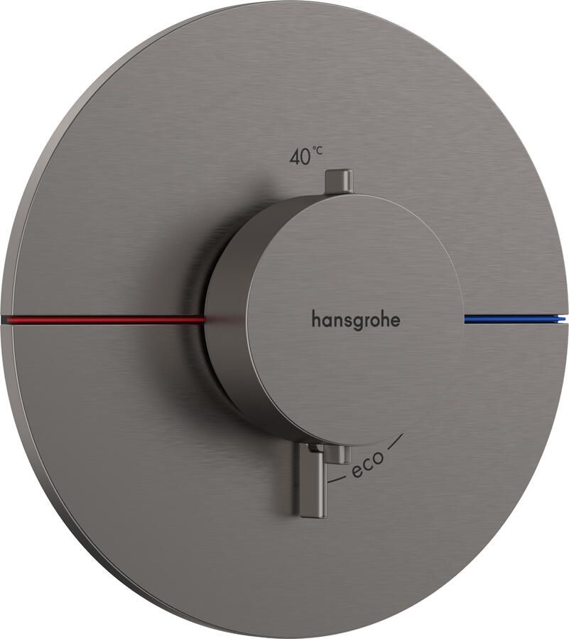 Hansgrohe ShowerSelect Comfort S thermostaat inbouw Brushed Black Chrome