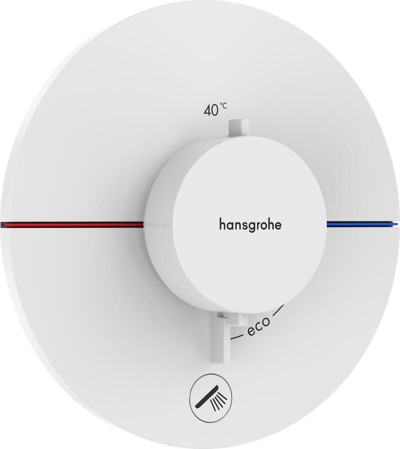 Hansgrohe ShowerSelect Comfort S thermostaat inbouw voor 1 functie en extra uitgang mat wit