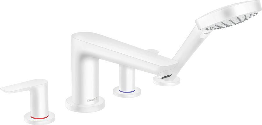 Hansgrohe Talis E afbouwdeel v. 4-gats badrandkraan v. inbouwdeel 13244180 mat wit 71748700