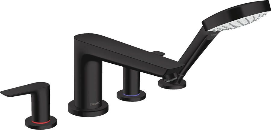 Hansgrohe Talis E afbouwdeel v. 4-gats badrandkraan v. inbouwdeel 13244180 mat zwart 71748670