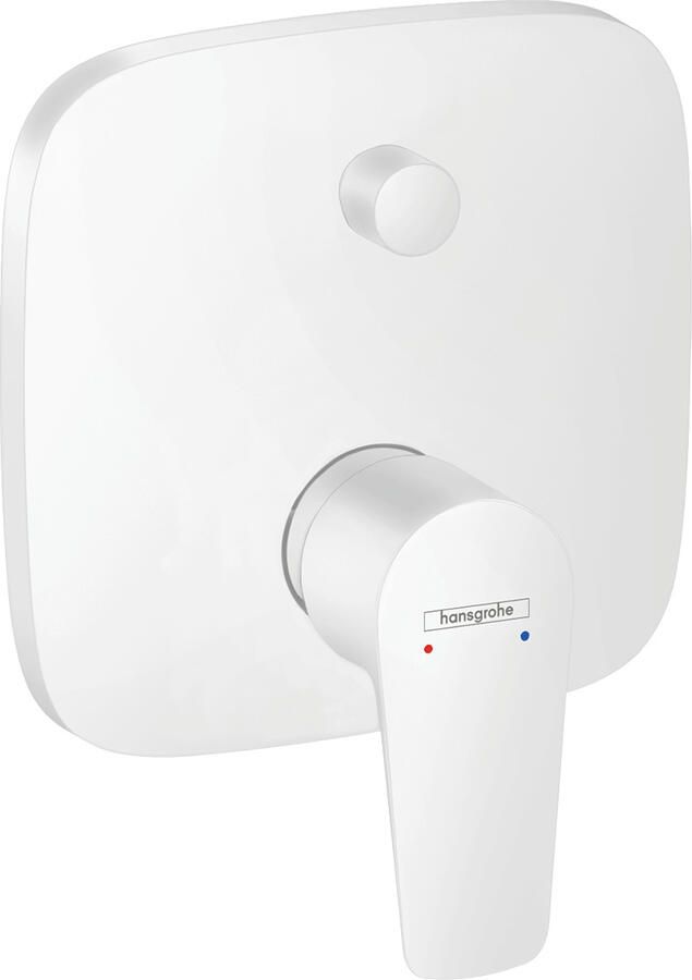 Hansgrohe Talis E afbouwdeel voor ééngreeps inbouw badmengkraan zonder uitloop met omstelling en zekerheidscombinatie mat wit