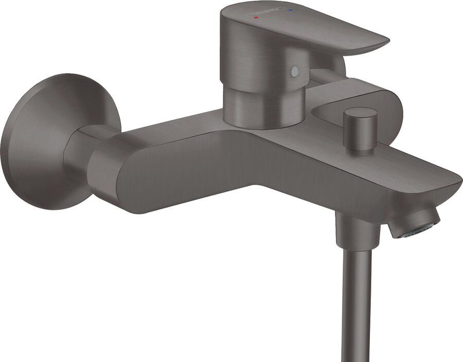 Hansgrohe Talis E ééngreeps badmengkraan met omstelling 22 1 cm geborsteld zwart chroom