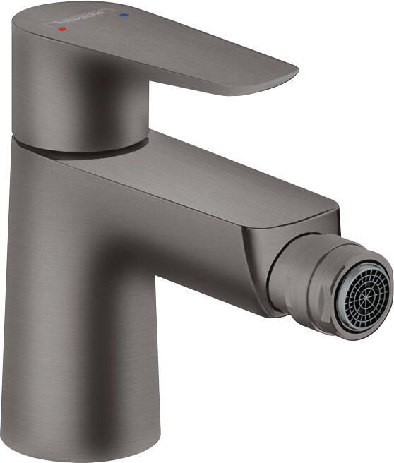 Hansgrohe Talis E ééngreeps bidetmengkraan met PopUp trekwaste Brushed Black Chrome