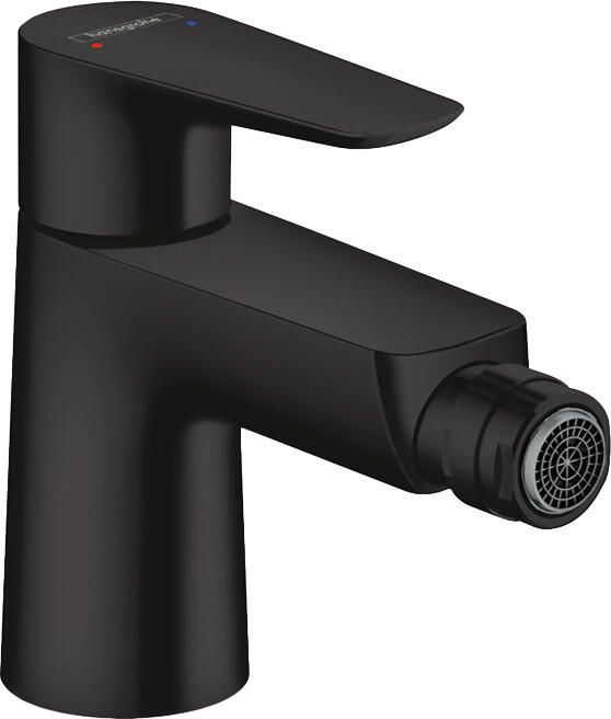 Hansgrohe Talis e 1-gr bidetmengkraan met wastegarnituur mat zwart 71720670