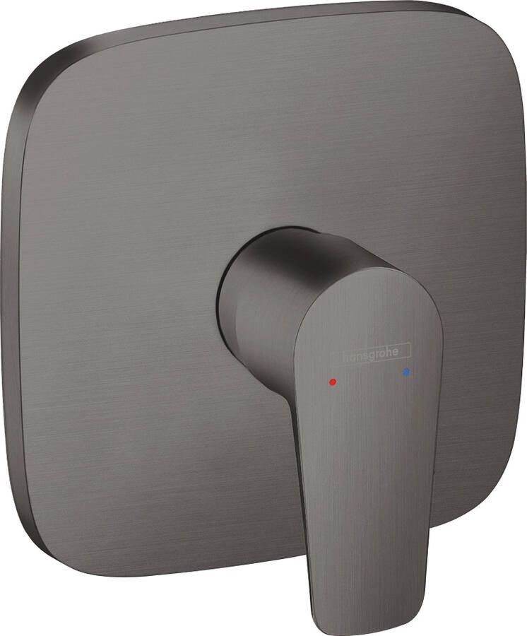 Hansgrohe Talis E afbouwdeel voor ééngreeps inbouw douchemengkraan geborsteld zwart chroom