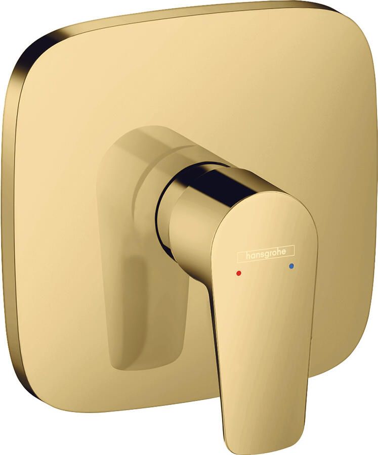 Hansgrohe Talis E ééngreeps douchemengkraan afbouwdeel Polished Gold Optic