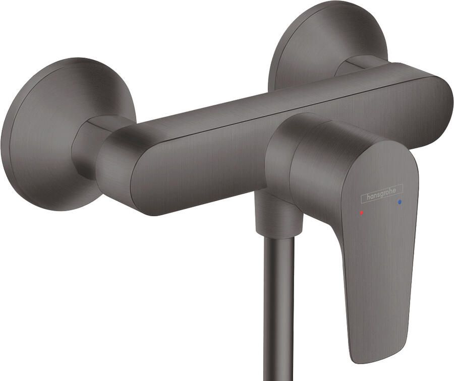 Hansgrohe Talis E ééngreeps douchemengkraan 22 1 cm geborsteld zwart chroom