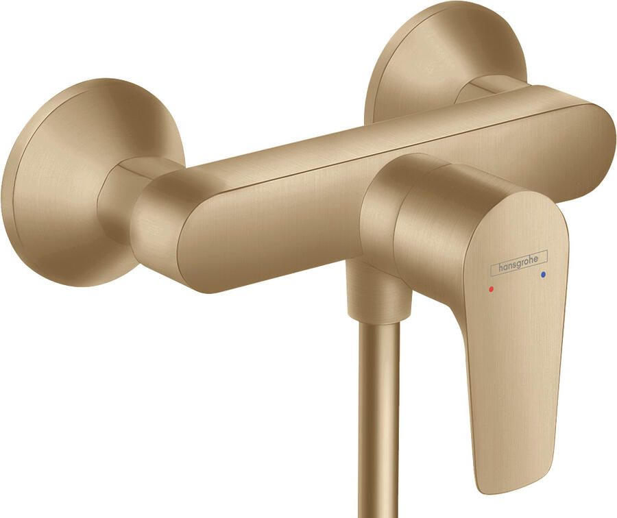 Hansgrohe Talis E ééngreeps douchemengkraan 22 1 cm geborsteld brons
