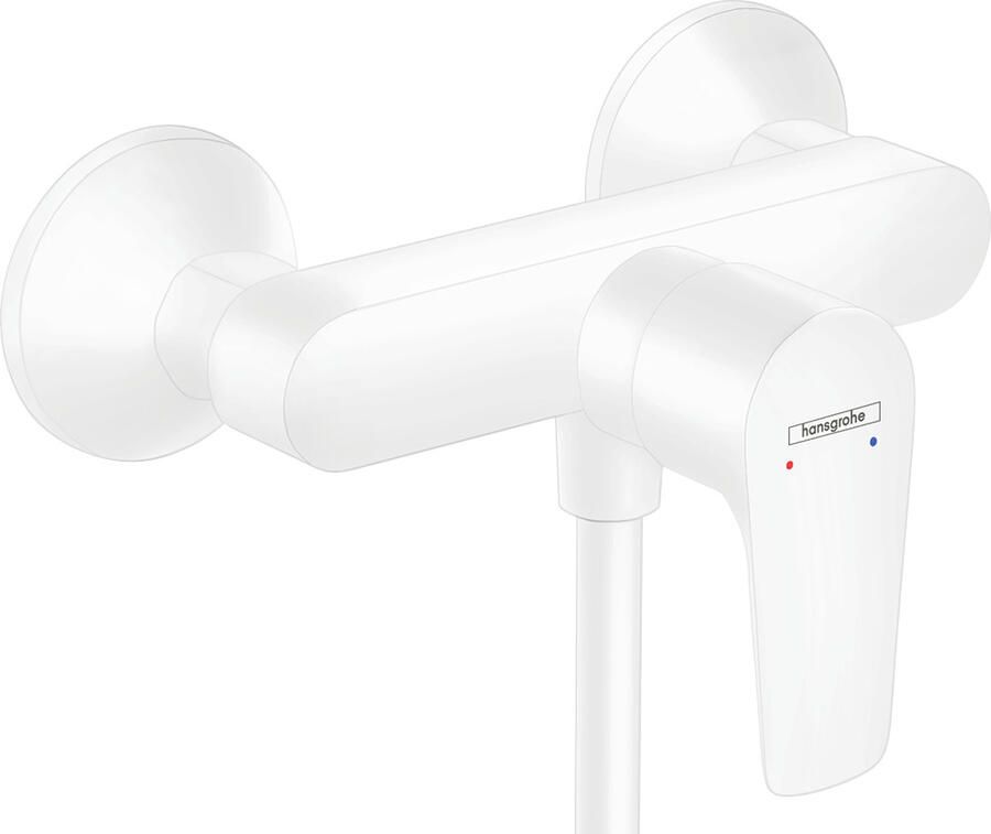 Hansgrohe Talis E douchekraan met koppelingen mat wit 71760700