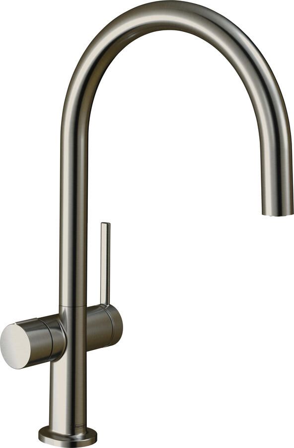 Hansgrohe Talis M54 ééngreeps keukenmengkraan met stopkraan voor vaatwasser 39 cm rvs look
