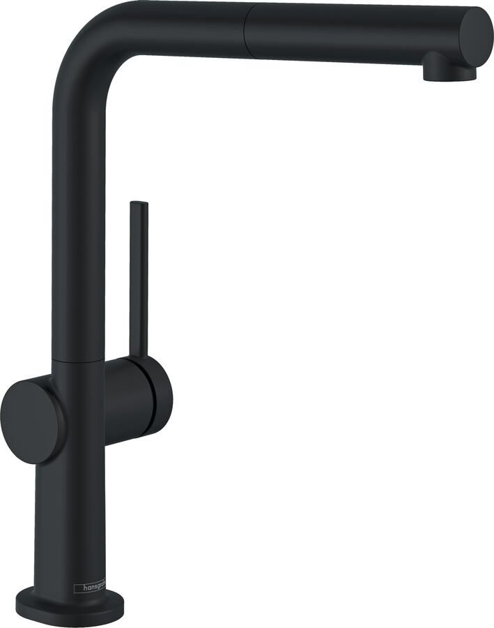 Hansgrohe Talis M54 ééngreeps keukenmengkraan met draaibare uittrekbare uitloop en sBox 29 6 cm mat zwart