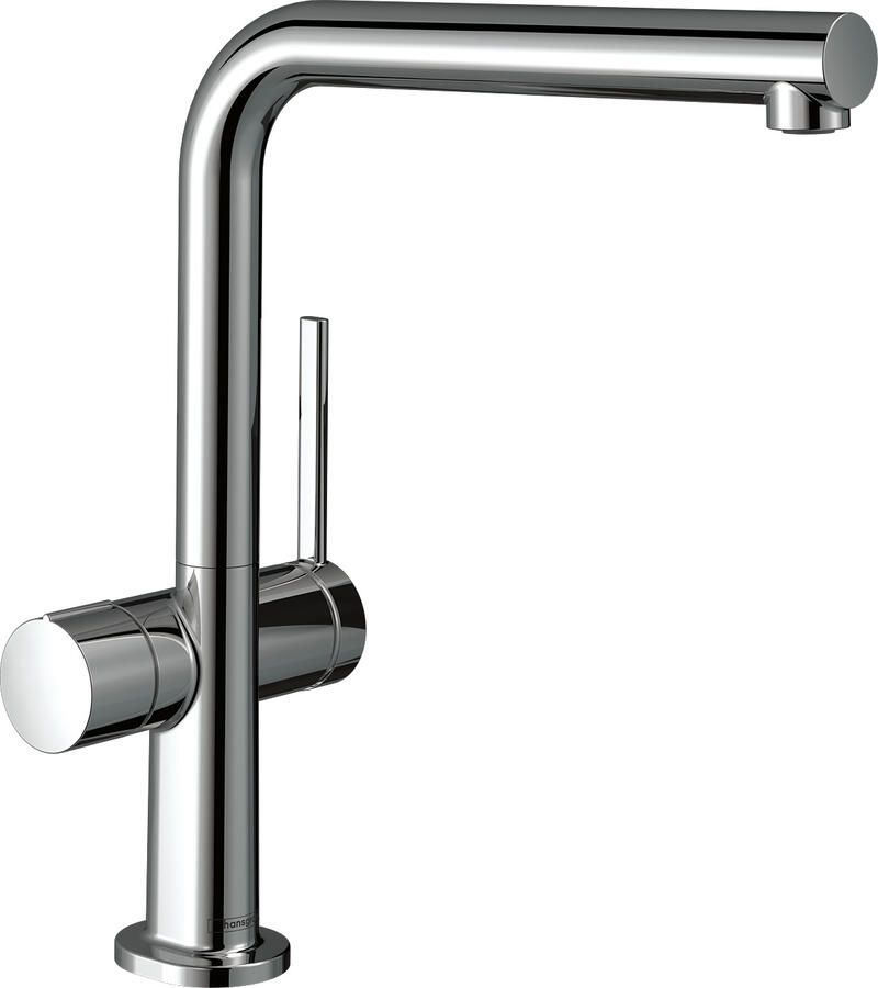 Hansgrohe Talis M54 ééngreeps keukenmengkraan met draaibare L-uitloop en stopkraan voor vaatwasser 29 6 cm chroom