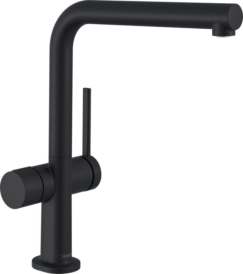 Hansgrohe Talis M54 ééngreeps keukenmengkraan met draaibare L-uitloop en stopkraan voor vaatwasser 29 6 cm mat zwart