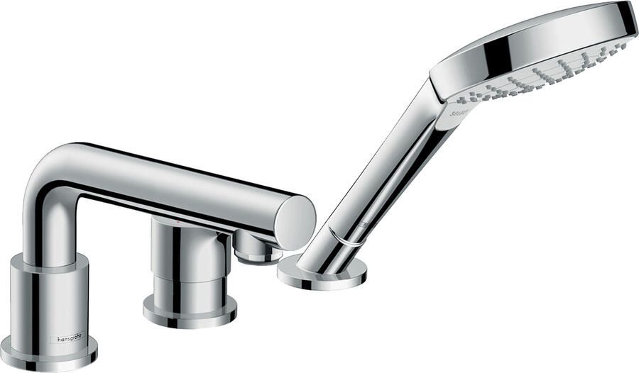 Hansgrohe Talis S driegats badrandmengkraan afbouwdeel voor inbouwdeel 13439180 chroom