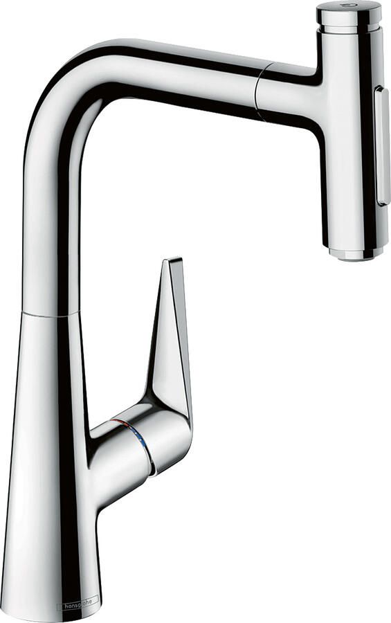 Hansgrohe Talis Select M51 M5117-H220 ééngreeps keukenmengkraan met uittrekbare vuistdouche chroom