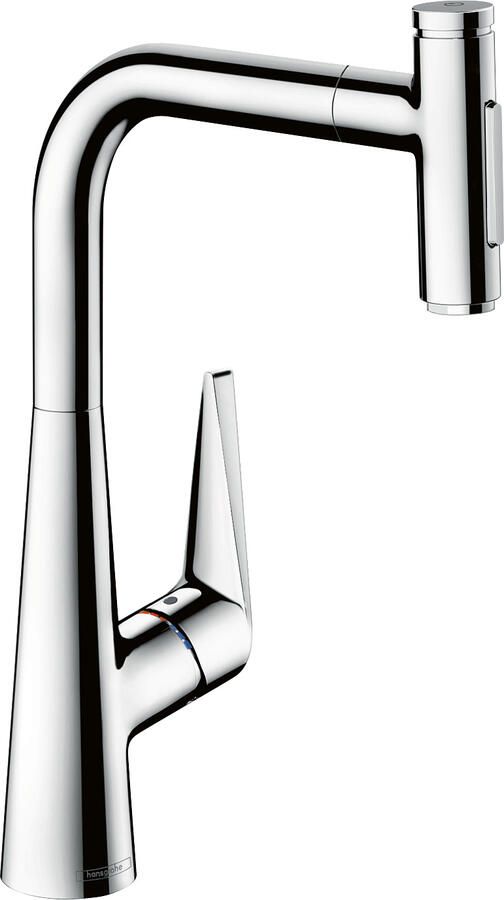 Hansgrohe Talis Select M51 M5117-H300 ééngreeps keukenmengkraan met uittrekbare vuistdouche chroom
