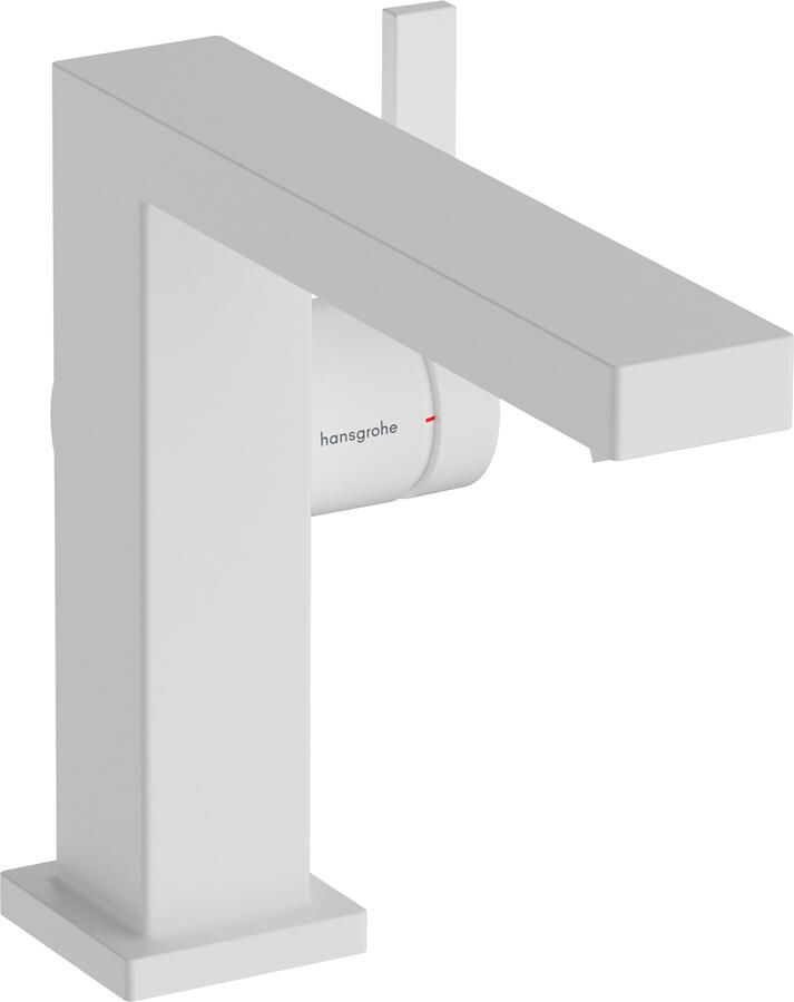 Hansgrohe Tecturis E Wastafelmengkraan zonder afvoer coolstart -13.3cm uitloop mat wit 73021700