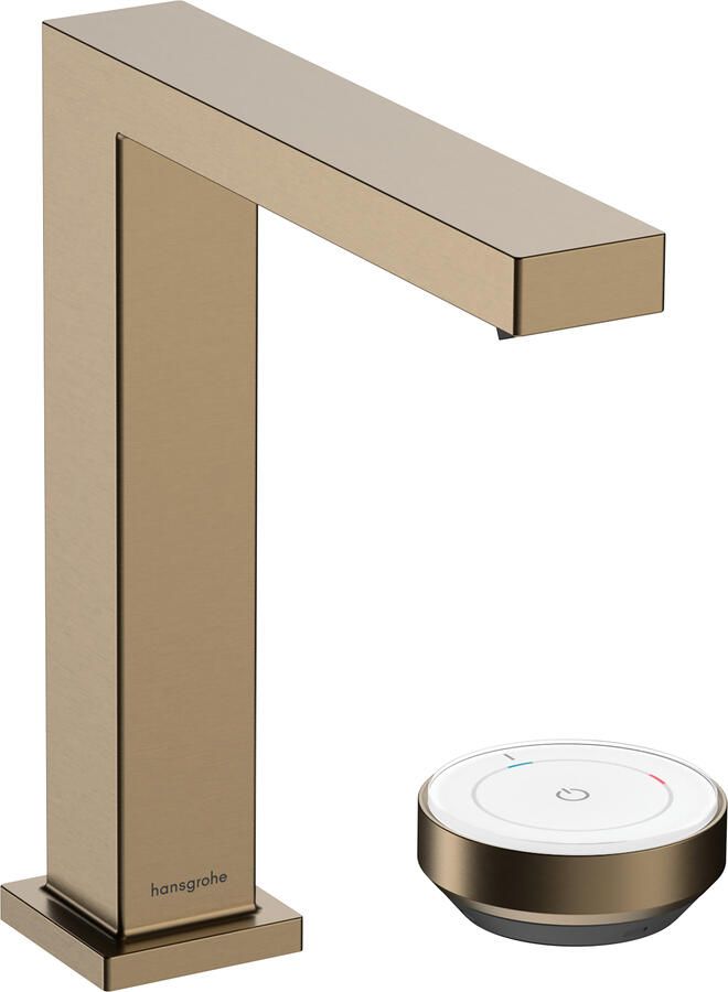 Hansgrohe Tecturis E Wastafelmengkraan open plug 15.8cm uitloop geborsteld brons 73053140