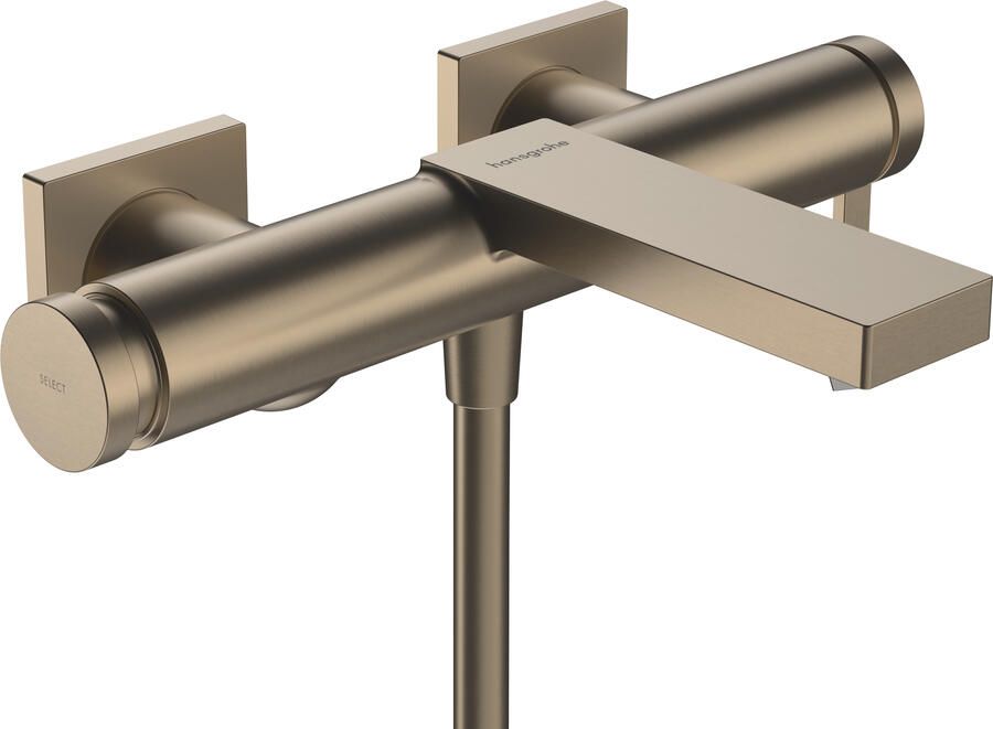 Hansgrohe Tecturis E ééngreeps badmengkraan opbouw Brushed Bronze