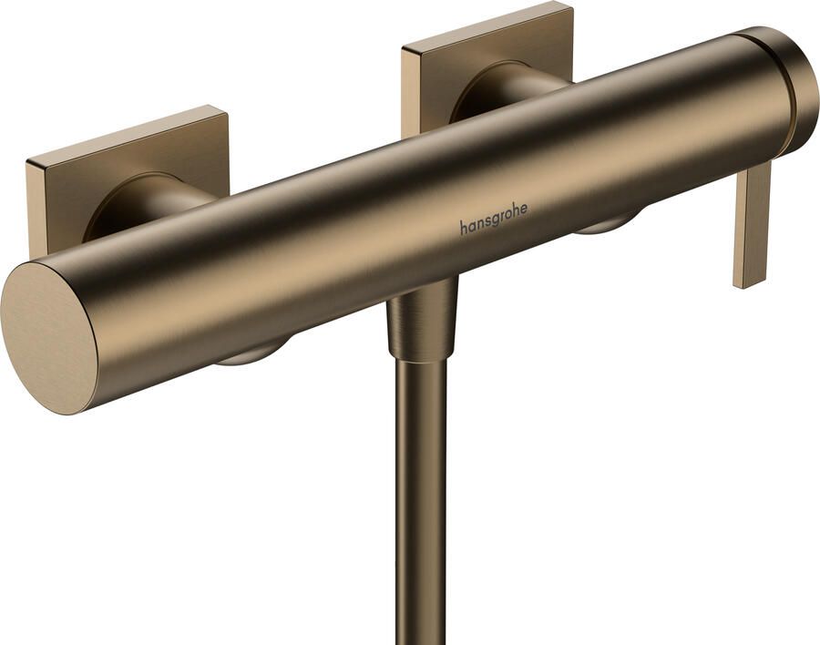 Hansgrohe Tecturis E ééngreeps douchekraan opbouw Brushed Bronze