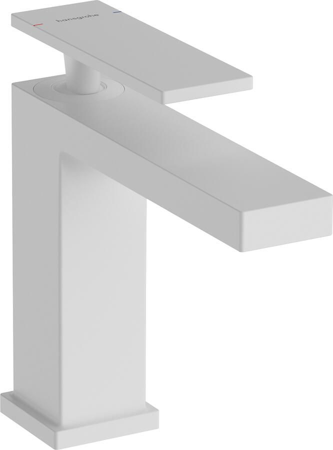 Hansgrohe Tecturis E Wastafelmengkraan zonder afvoer 14.4cm uitloop mat wit 73011700